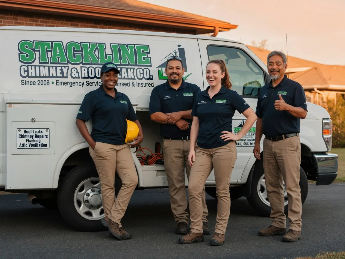 Chimney flashing repair company in Haltom City, TX